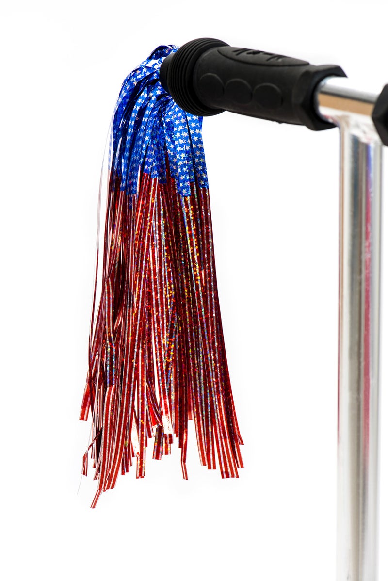 SCOOT Patriotic Stars & Stripes Bike Streamers for July 4th Celebrations - Image 3